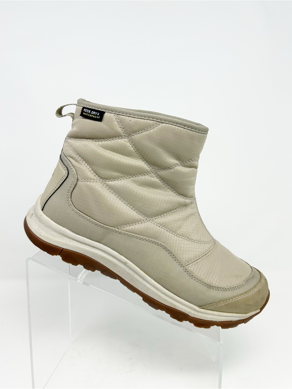 KEEN Terradora II Womens Ankle Pull-On Waterproof Winter Boots Beige Size 9